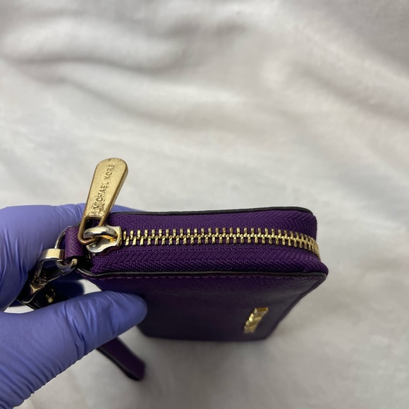 Michael Kors purple wallet, EUC - Picture 3 of 8